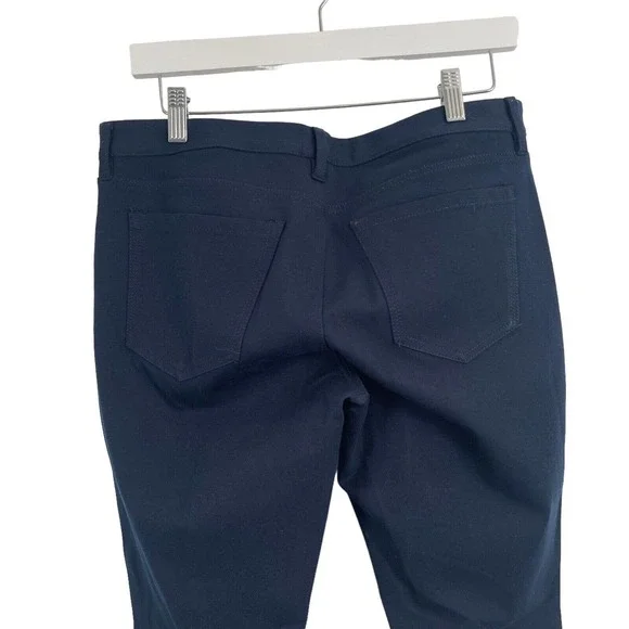 Banana Republic Sloan 5 Pocket Navy Blue Dress Pants Mid Rise Career Womens 6 - Picture 5 of 8